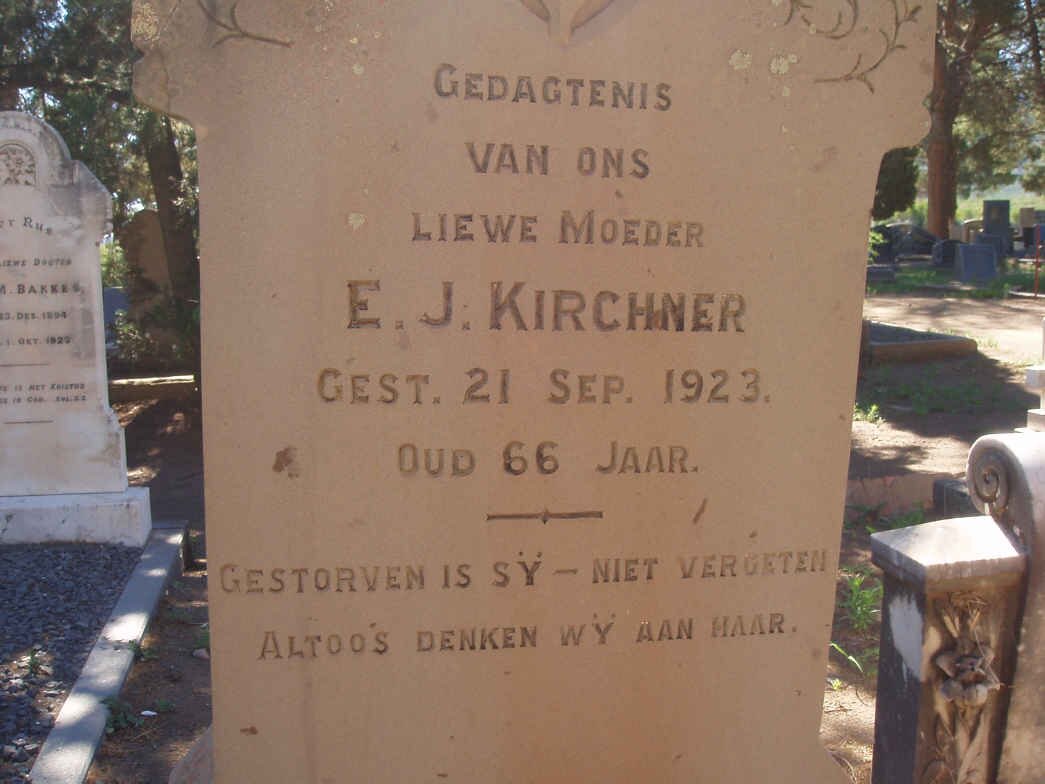 KIRCHNER E.J. -1923