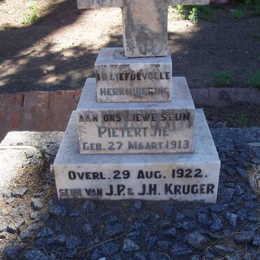 KRUGER Pietertjie -1913