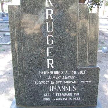 KRUGER Johannes 1911-1952