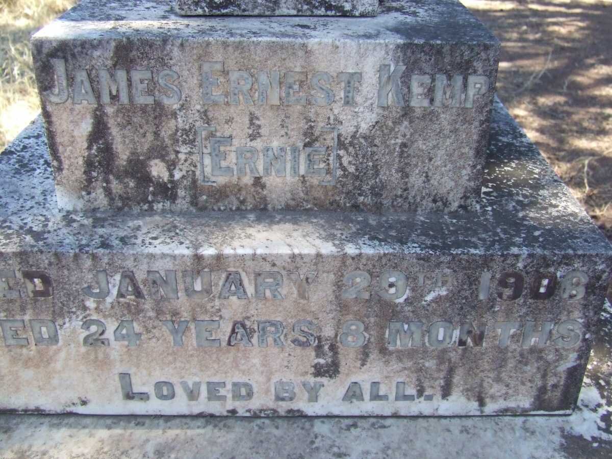 KEMP James Ernest -1906