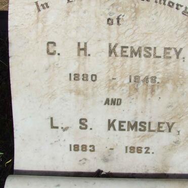 KEMSLEY C.H. 1880-1946 &amp; L.S. 1883-1962 :: KEMSLEY Otto -1934