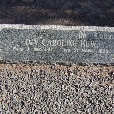 KEW Ivy Caroline 1912-1965 
