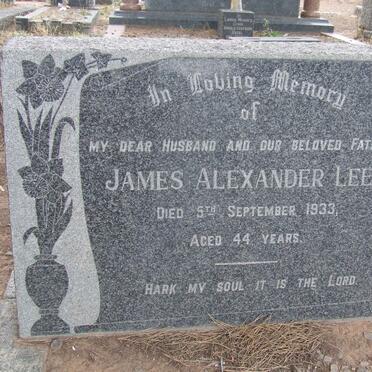 LEE James Alexander -1933