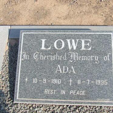 LOWE Ada 1910-1995