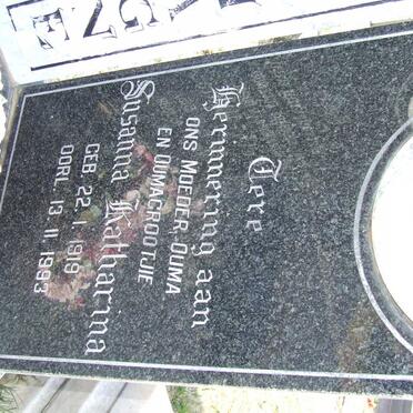 LABUSCHAGNE Pieter William 1915-1988 &amp; Susanna Katharina 1919-1993 