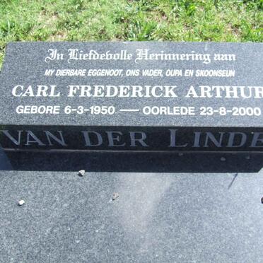 LINDE Carl Frederick Arthur, van der 1950-2000