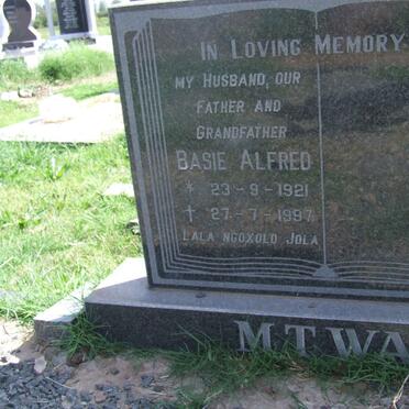 MTWA Basie Alfred 1921-1997