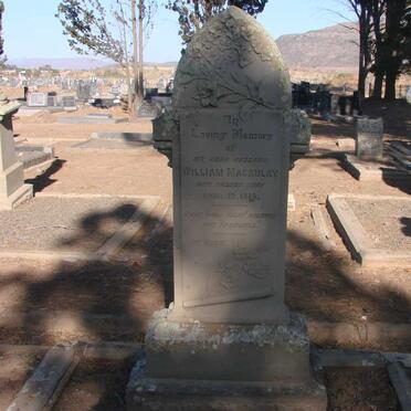 MACAULAY William -1918