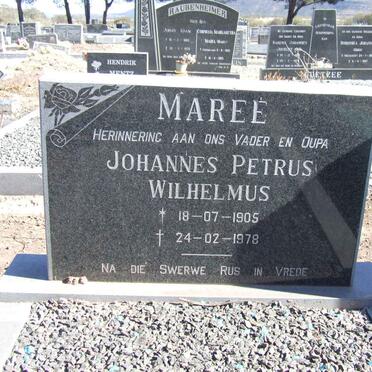MAREE Johannes Petrus Wilhelmus 1905-1978