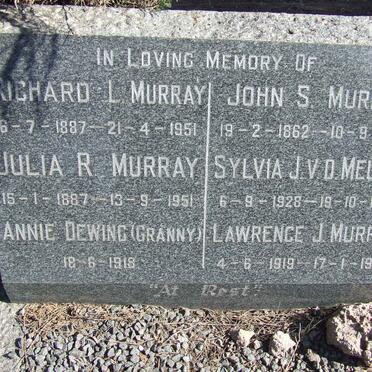 MURRAY :: DEWING :: VAN DER MEULEN