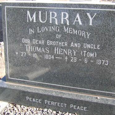 MURRAY Thomas Henry 1894-1973