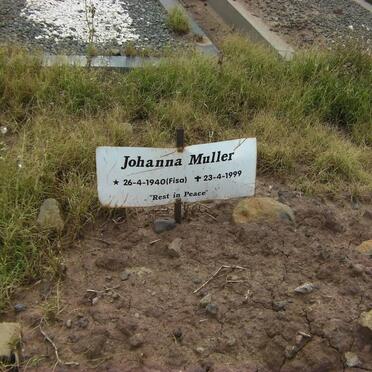 MULLER Johanna nee FISA 1940-1999