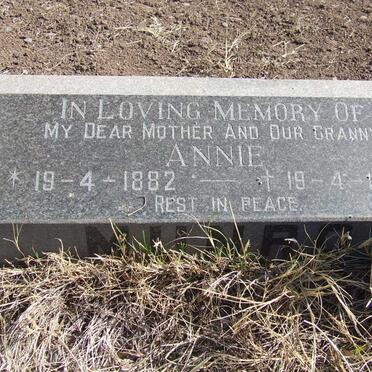 MUNRO Annie 1882-1945