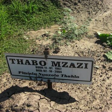 MZAZI Thabo 1967-2004