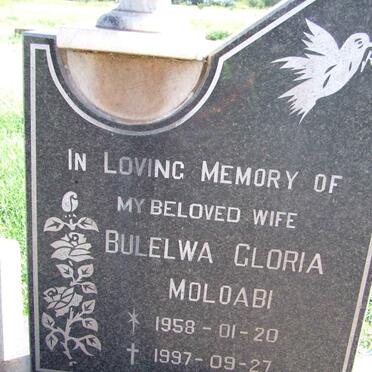 MOLOABI Bulelwa Gloria 1958-1997