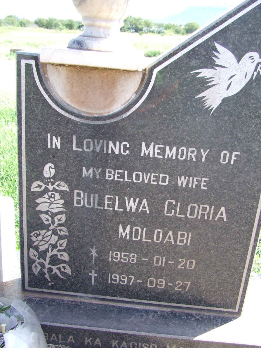 MOLOABI Bulelwa Gloria 1958-1997