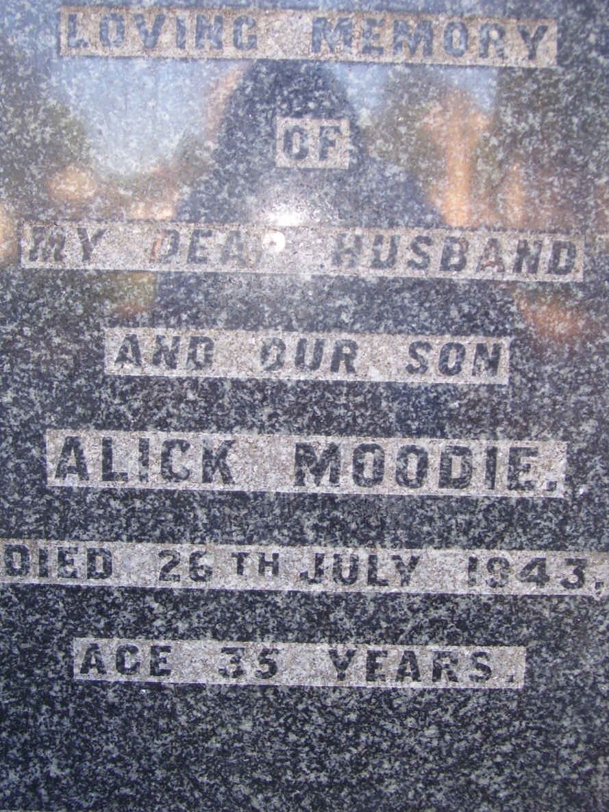 MOODIE Alick -1943