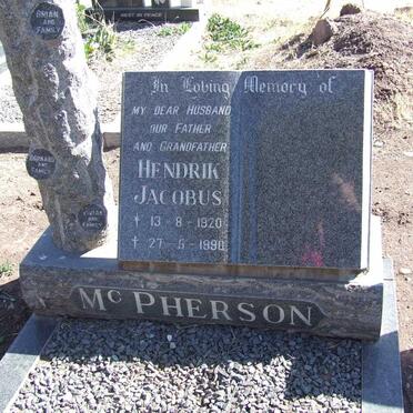 McPHERSON Hendrik Jacobus 1920-1990