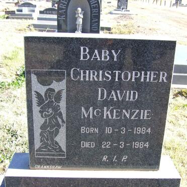 McKENZIE Christopher David 1984-1984
