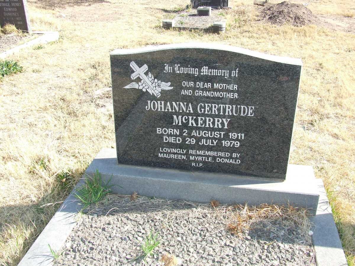McKERRY Johanna Gertrude 1911-1979