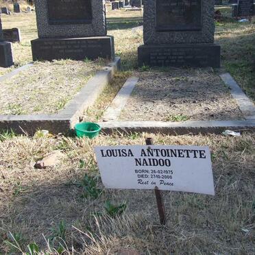 NAIDOO Louisa Antoinette 1975-2000