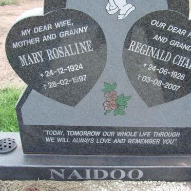 NAIDOO Reginald Charles 1926-2007 &amp; Mary Rosaline 1924-1997