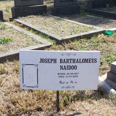 NAIDOO Joseph Barthalomeus 1927-2000
