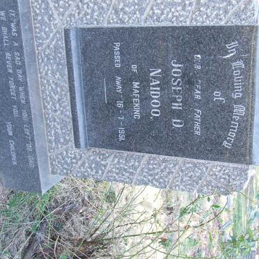 NAIDOO Joseph D. -1951