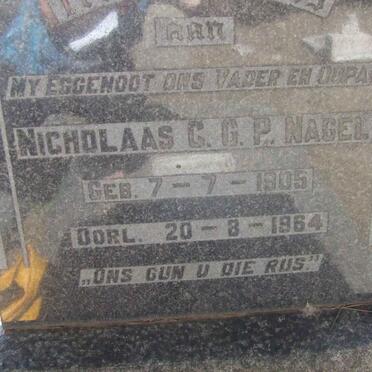 NAGEL Nicholas C.G.P. 1905-1964