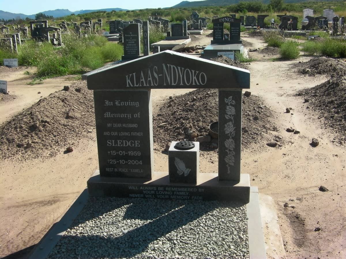 NDYOKO Sledge, Klaas 1959-2004