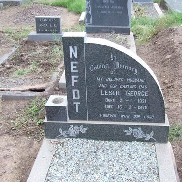 NEFDT Leslie George 1921-1978