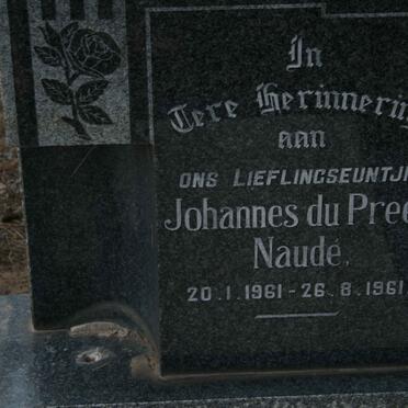 NAUDÉ Johannes du Preez 1961-1961