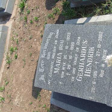 ODENDAAL Gerhardus Hendrik 1915-2002 &amp; Marie VAN WYK 1923-1990