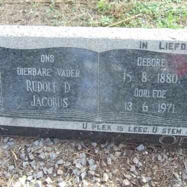 OPPERMAN Rudolph D Jacobus 1880-1971 &amp; Johanna G. Welhelmina GROBLER 1892-1964