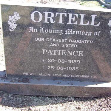 ORTELL Patience 1959-1985