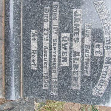 OWEN James Albert 1885-1938