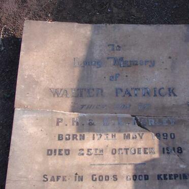 PATRICK Walter 1880-1918