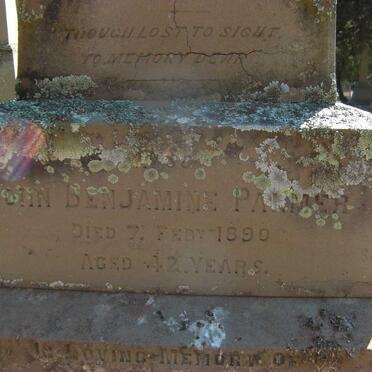 PALMER John Benjamine -1890