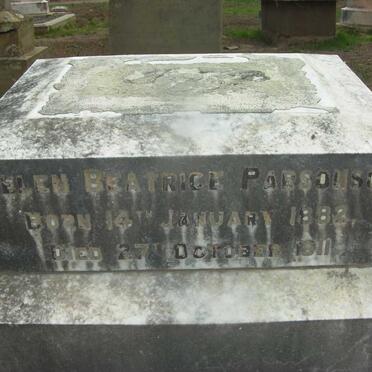 PARSONSON Helen Beatrice 1882-1911