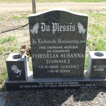 PLESSIS Cornelia Susanna, du nee GEYER 1959-2000