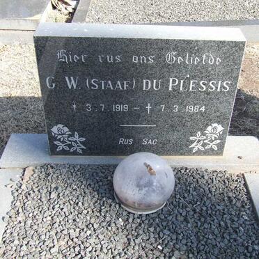 PLESSIS G.W., du 1919-1984