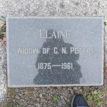 PETERS Elaine 1875-1961