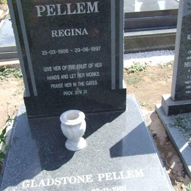 PELLEM Regina 1906-1997 :: PELLEM Gladstone 1890-1961 :: SEPTEMBER Beulah 1962-1968