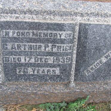 PRICE G. Arthur P. -1939