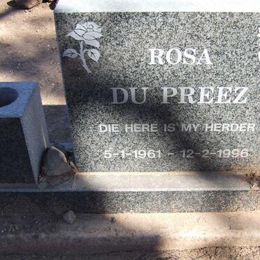 PREEZ Rosa, du 1961-1996