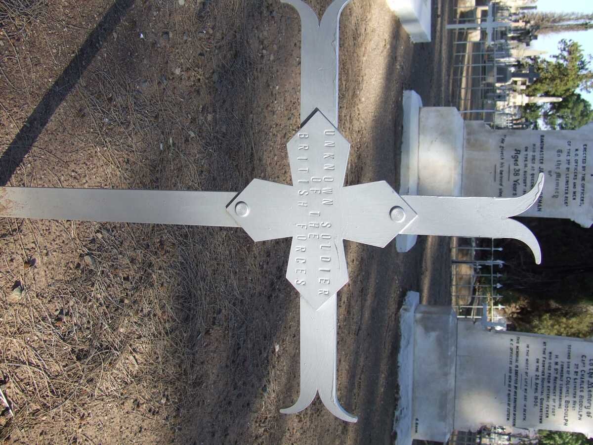 Unknown soldier of the British Forces 16