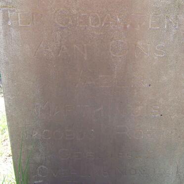 ROETS Marthinus Jacobus 1864-1954