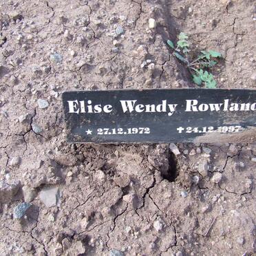 ROWLAND Elise Wendy 1972-1997
