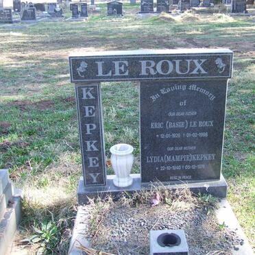 ROUX Eric, le 1929-1998 :: KEPKEY Lydia 1940-1976