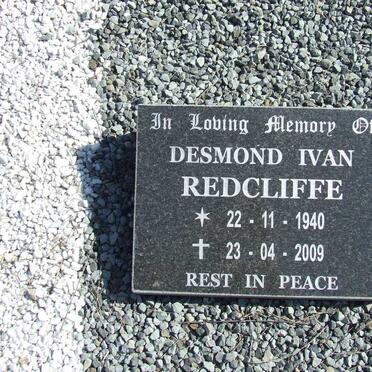 REDCLIFFE Desmond Ivan 1940-2009
